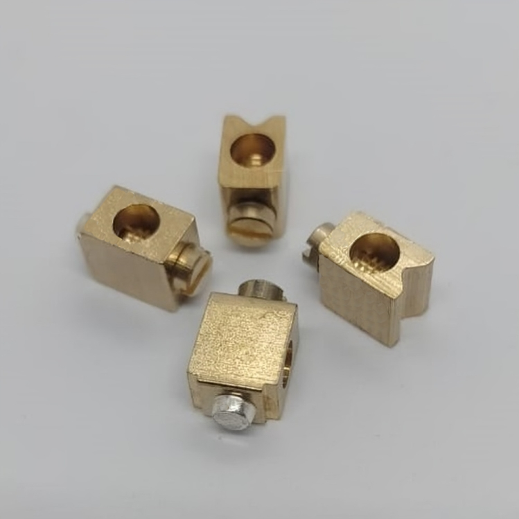 Switch parts with silver-plated copper rivet